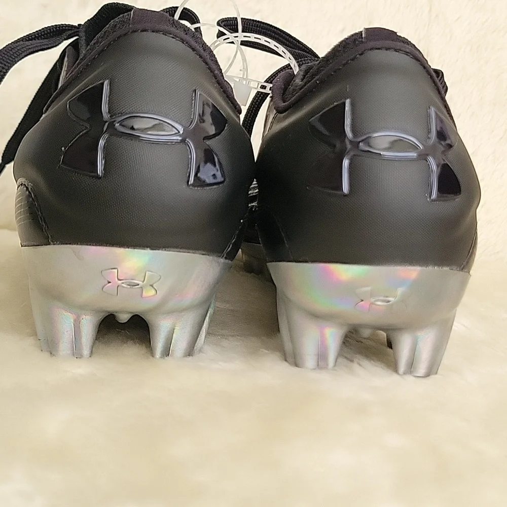 NWOT UNDER ARMOUR Magnetico Elite 3 FG Soccer Cleats Black Women. Size 7 - Picture 7 of 16